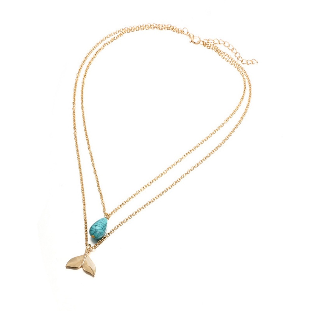 Vintage Geometric Necklace - Picture 4 of 4